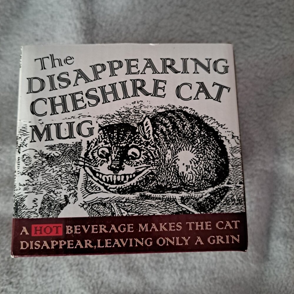 *NIB* The Disappearing Cheshire Cat Mug - Alice in Wonderland